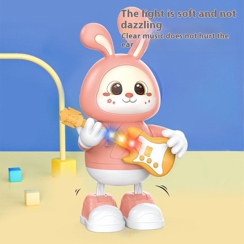 Robot Królik Tańczący Śpiewająca Piosenka Elektroniczny Królik Muzyka Robotyczna Zwierzę Beat Bęben Śliczna Elektryczna Zabawka Dla Zwierząt Prezent Urodzinowy Dla Dzieci