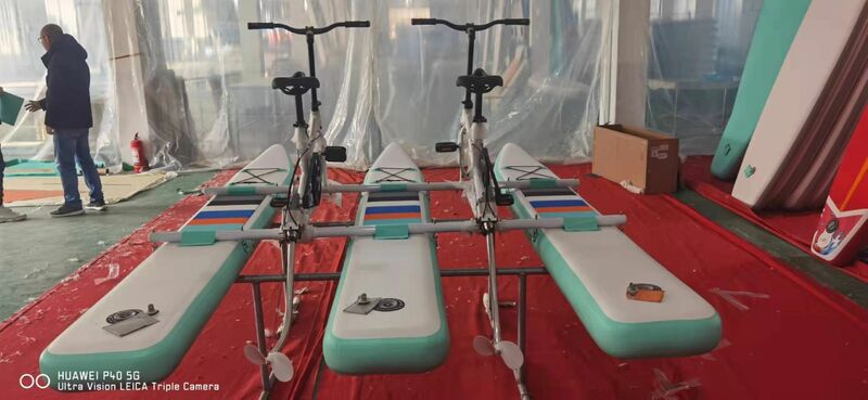 Produkcja niestandardowych rowerów wodnych OEM/ODM do nadmuchiwanych rowerów wodnych z pedałami do sportów wodnych