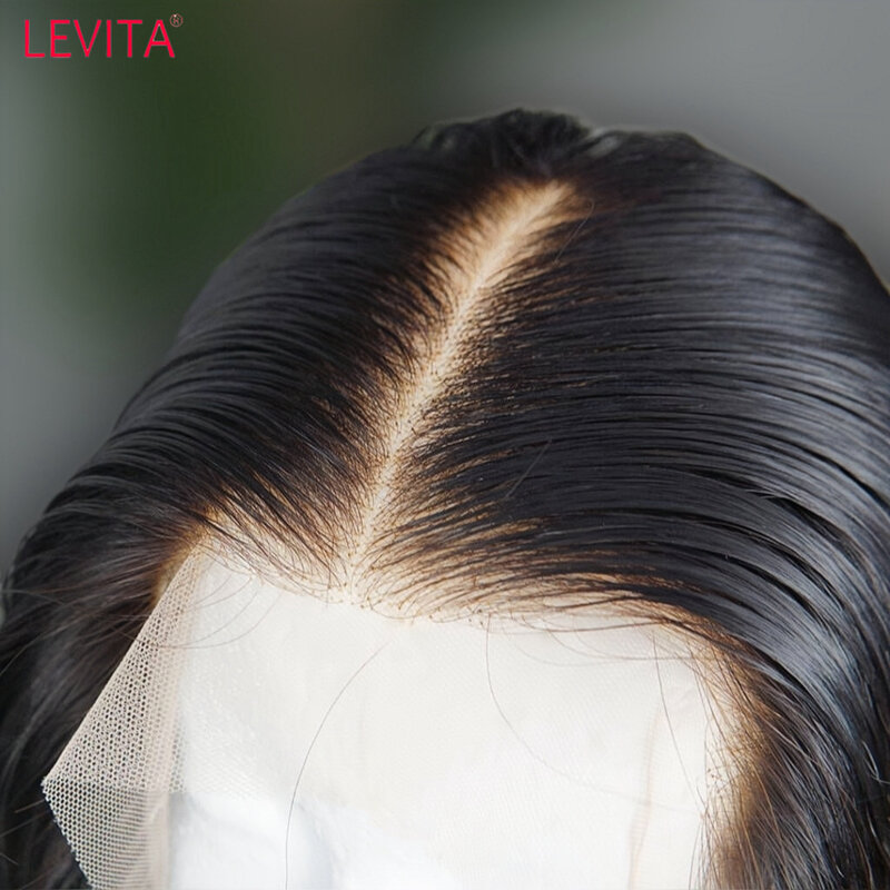 13x4 koronkowe zamknięcie proste włosy ludzkie czołowej 4x4 zamknięcie koronki wstępnie oskubane bielonych węzłów uzupełnienie włosów typu Remy peruwiańskich