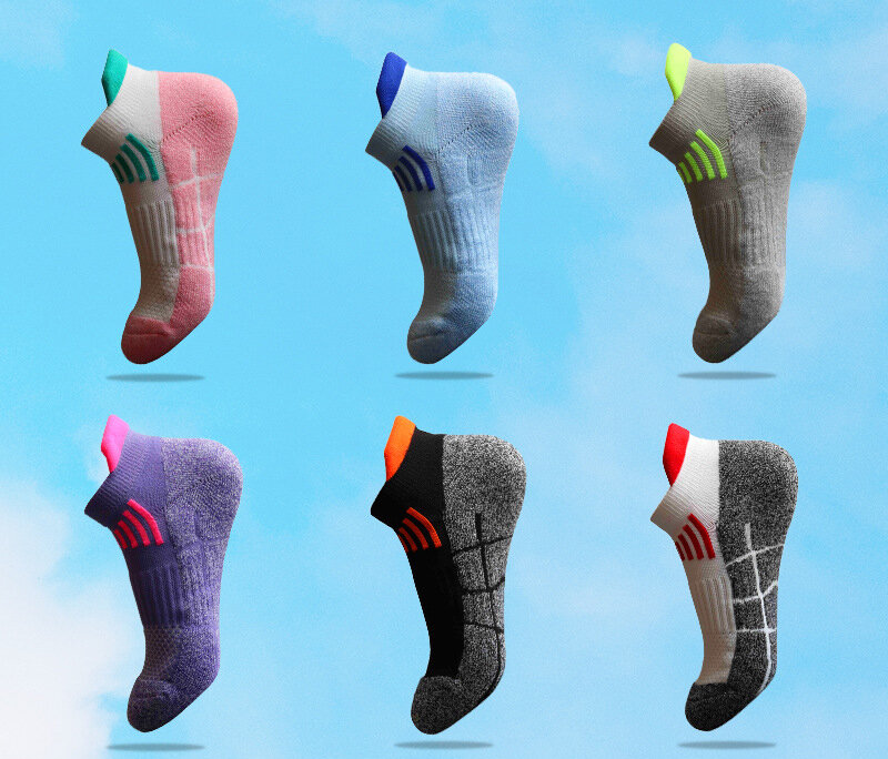 Женские спортивные носки, носки с дышащей сеткой и защитой от трения