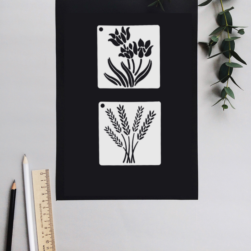 Трава с цветами и птицами, шаблон, многофункциональная фотография для рукоделия, искусственное растение, Декор