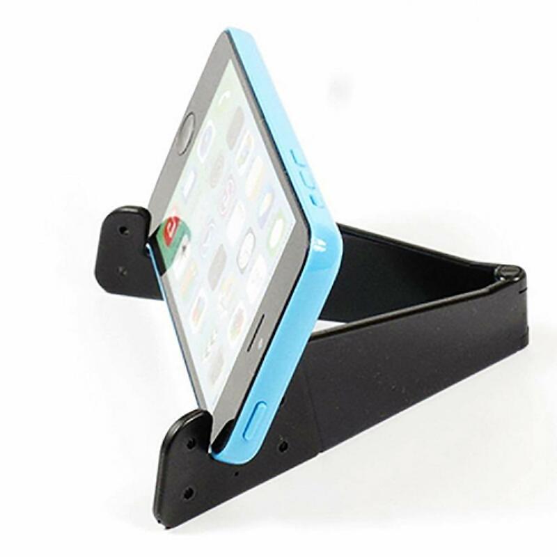 Universal Adjustable Phone Stand V-Shape Foldable Cell Phone Holder Mount for Smartphone Tablet