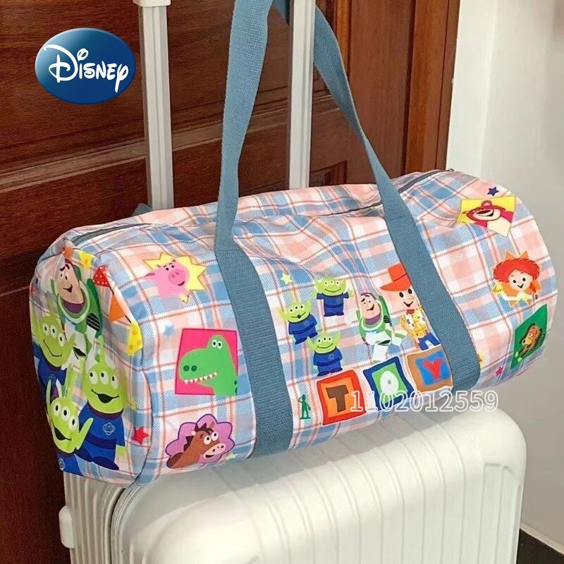 Disney Toy Story nuova borsa da viaggio Cartoon borsa da viaggio portatile da donna carina borsa da viaggio di grande capacità di alta qualità