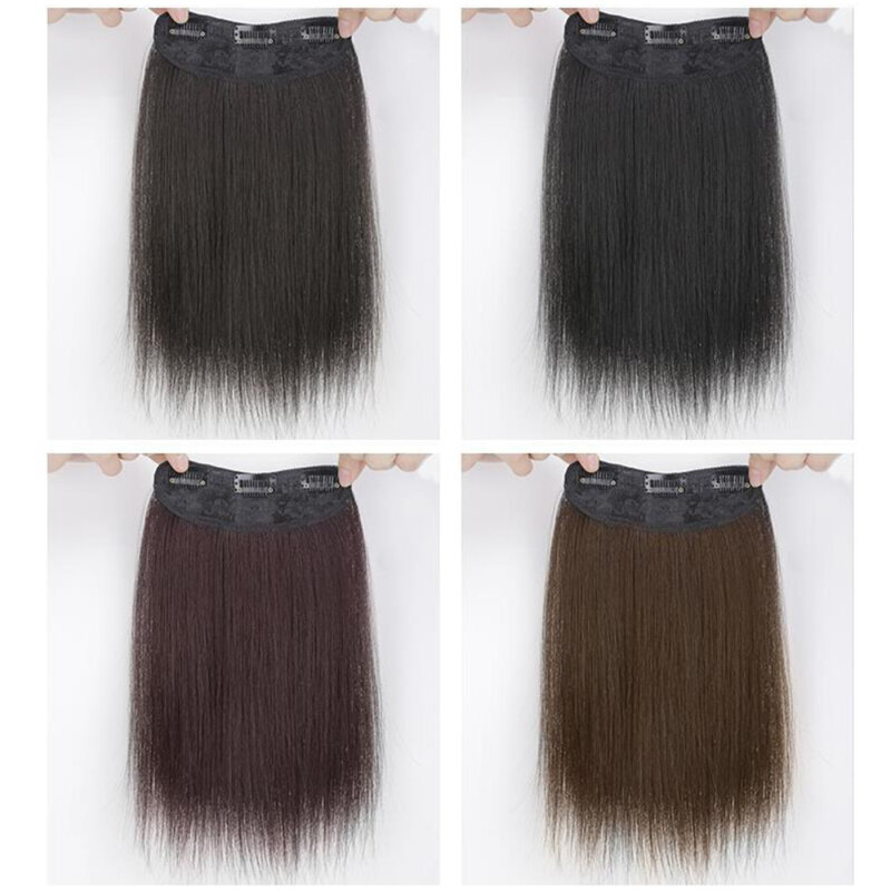 Пушистые мягкие волосы длиной 10/20/30 см для увеличения объема зажимов для наращивания волос подходит для использования в женских париках