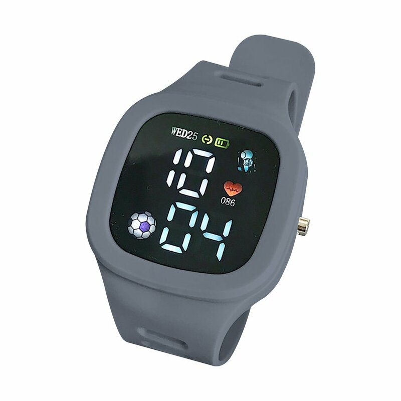 Смарт-часы с GPS-трекером, водонепроницаемые, с силиконовым ремешком