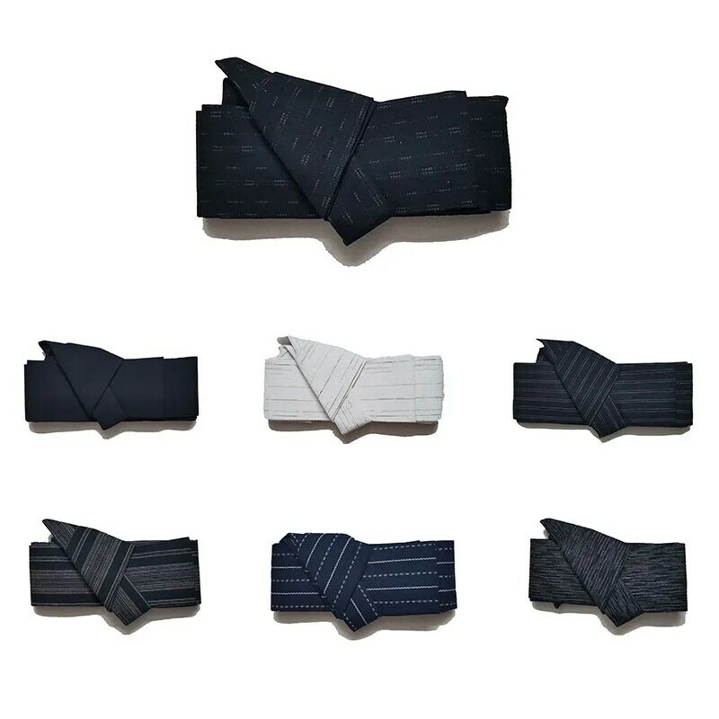 Japanese Style Men's Belt Kimono Yukata Shaped Corner Belt Versatile Multicolor Girdle