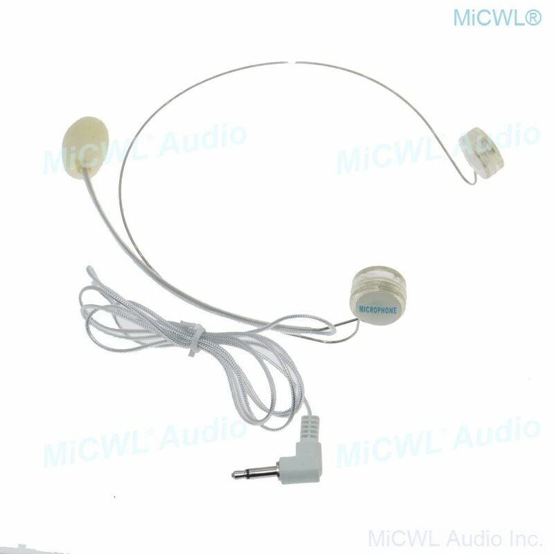 Mikrofon Headset Kepala Tak Terlihat untuk Pengeras Suara Pengeras Suara Portabel Megafon Cocok untuk Anak-anak dan Orang Dewasa 3.5Mm Mono