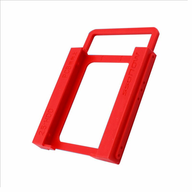 Standard 2.5 to 3.5 inch SSD HDD Notebook Hard Disk Drive Mounting Rail Adapter Bracket Holder with Screws Red Dropshipping