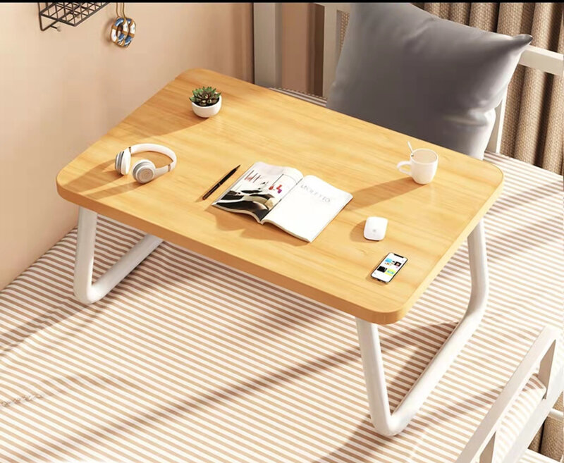 Домашний Складной Столик для ноутбука для кровати, дивана, ноутбука, портативный компьютерный стол для учебы и чтения, столик-поднос для кровати