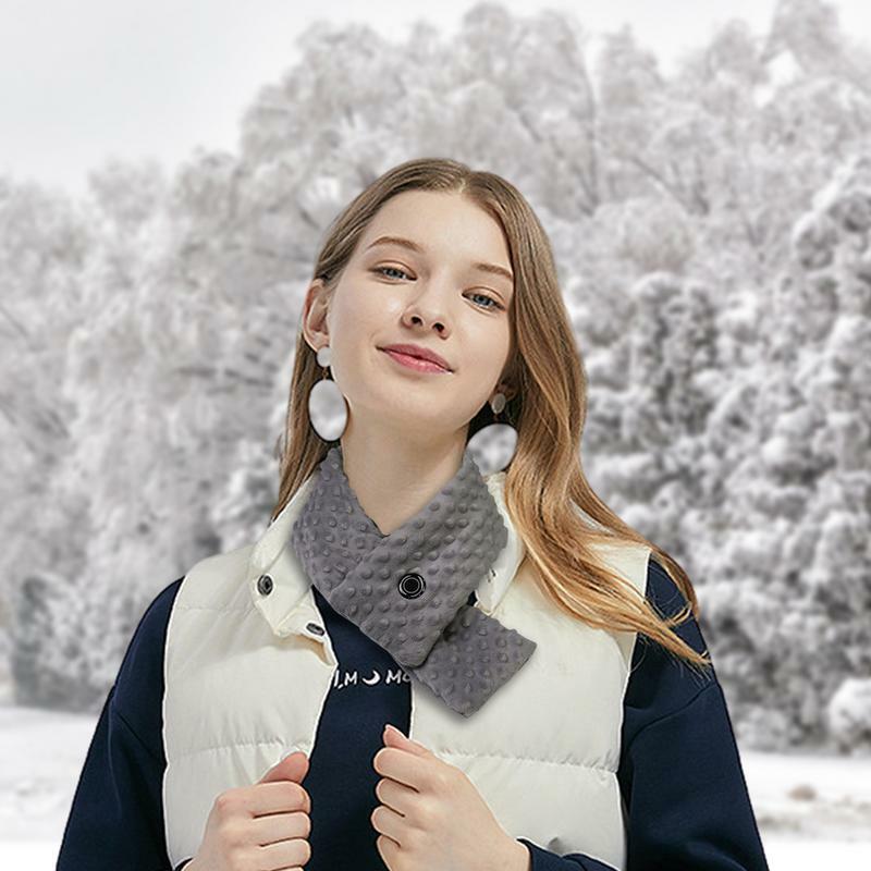 Bufanda eléctrica calentada para el cuello, recargable por USB almohadilla térmica, chal térmico, suministros de invierno
