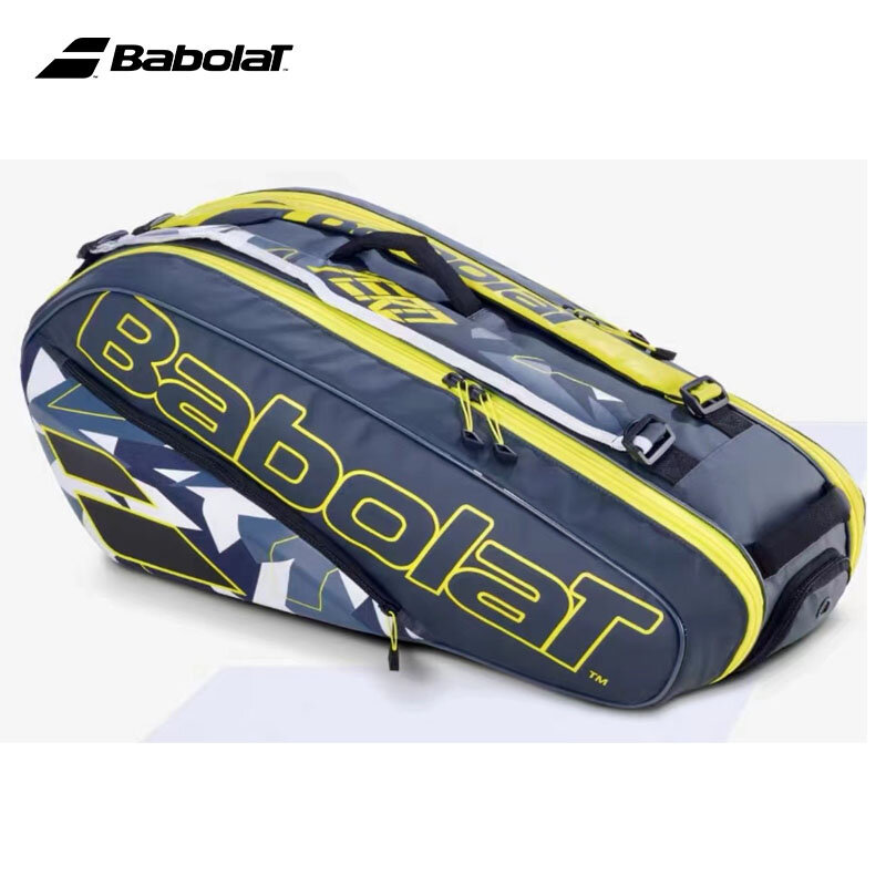 حقيبة تنس Babolat Nadal ، 6R 12R ، سعة كبيرة ، حقيبة ظهر ملعب تنس ، حقيبة ظهر BABOLAT الأصلية ، حقيبة ظهر اسكواش احترافية