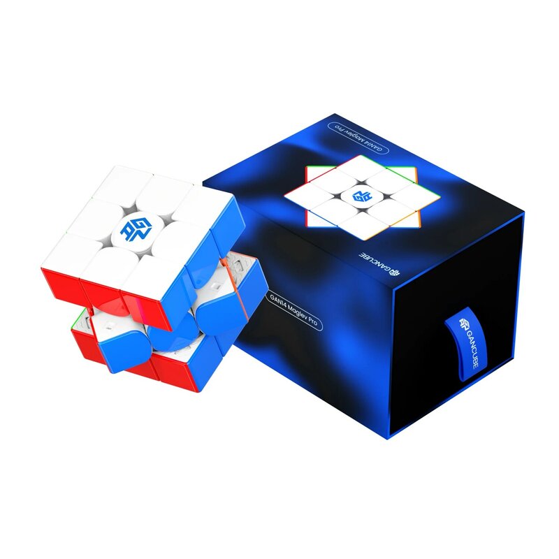 GAN14 Maglev Pro 3x3 cubo magnético de velocidad, cubo mágico recubierto de UV, Juguetes Educativos de rompecabezas para niños, entrenamiento de velocidad, novedad