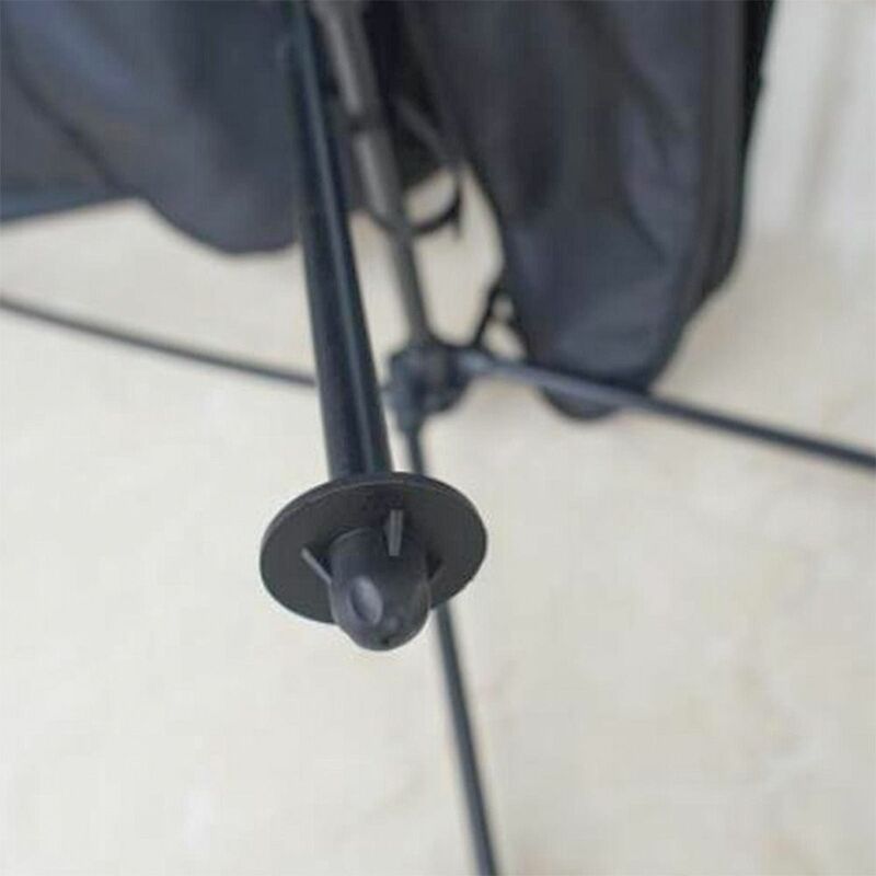 Universal anti-derrapante resistente ao desgaste lua cadeira perna capas, protetores do pé removíveis, anti-sag, plug conector, 1 conjunto