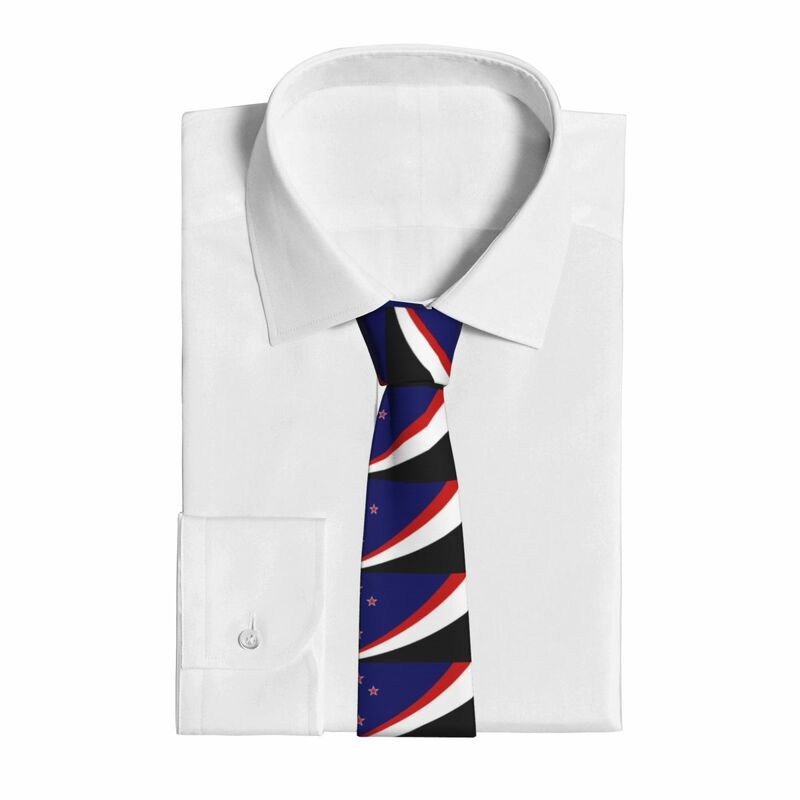 Casual Arrowhead Skinny nuova zelanda Flag Land cravatta cravatta sottile per uomo accessori uomo semplicità per cravatta formale da festa