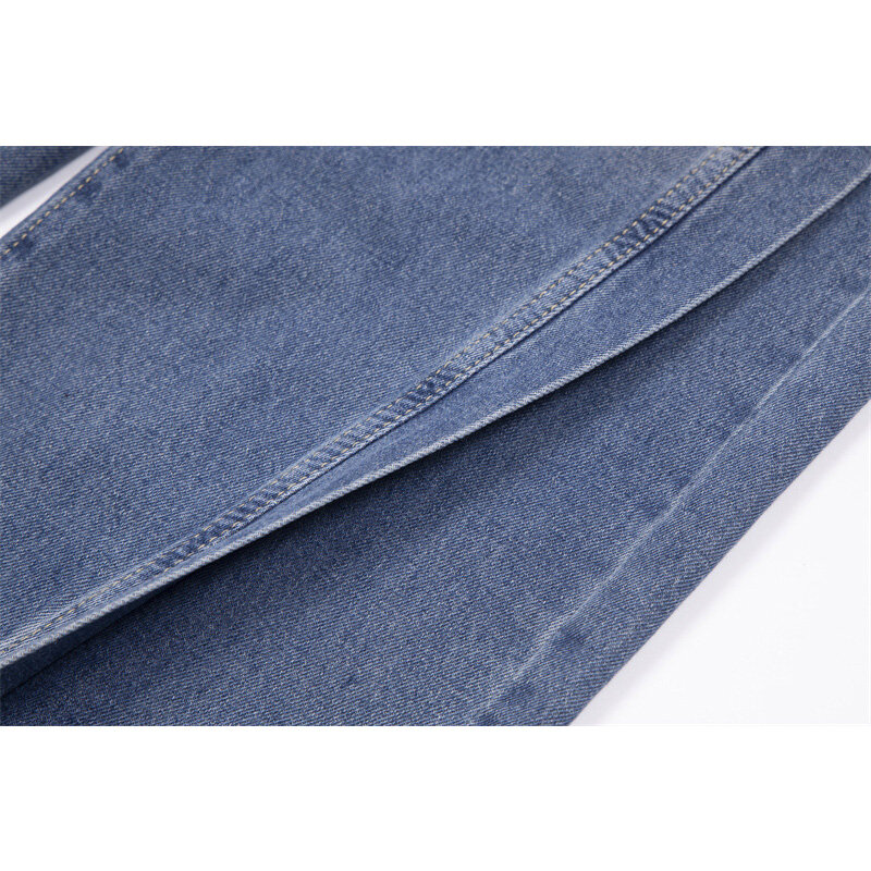 High Street grailz Project กางเกง g/r ผ้าหนักกางเกงยีนส์สีดำสีน้ำเงินลำลองแฟชั่นแนววินเทจ2024ใหม่