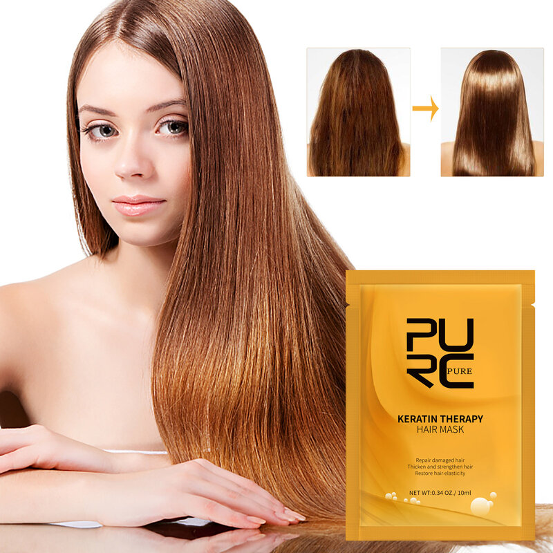 Producto de proteína para el cuidado del cabello, 10ml, previene el encrespamiento, acondicionador profundo para cabello seco dañado, queratina, raíces del cabello s para todo tipo