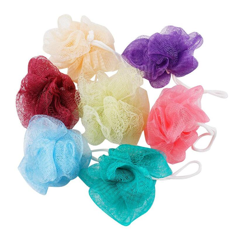 1-10 stücke Dusch gel schäumendes Netz eine große Blume dicht und gleichmäßig hochwertige und zufällige Farbe Großhandel
