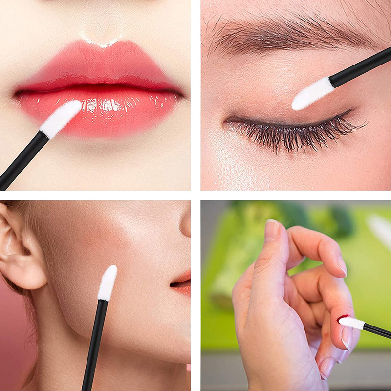 400Pcs Lash Spoolies Mascara Wand Eyelash Brush For Extensions Disposable Lip Brush Lipstick Lip Gloss Applicator Makeup Tools