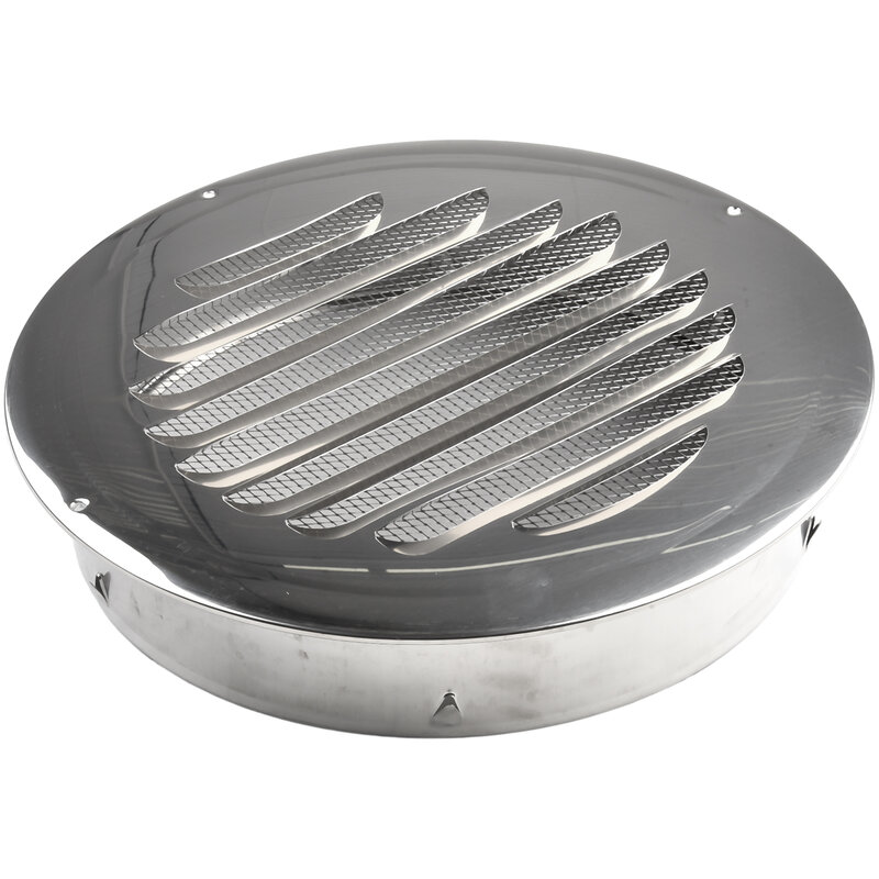 Sturdy and Rust Free  Effective Insect Protection  Round Vent Grille for Exterior Wall  Easy Installation 70300mm