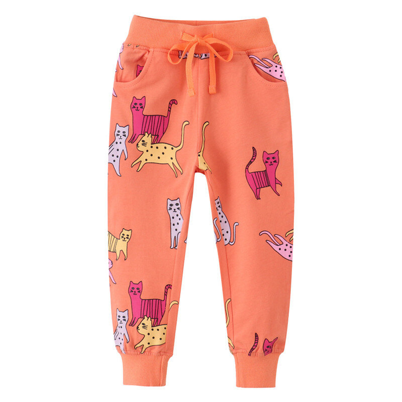 Jumping Meters Animals Kids Sweatpants Hot Selling Toddler Baby Clothes Full Length Drawstring Children's Trousers Pants