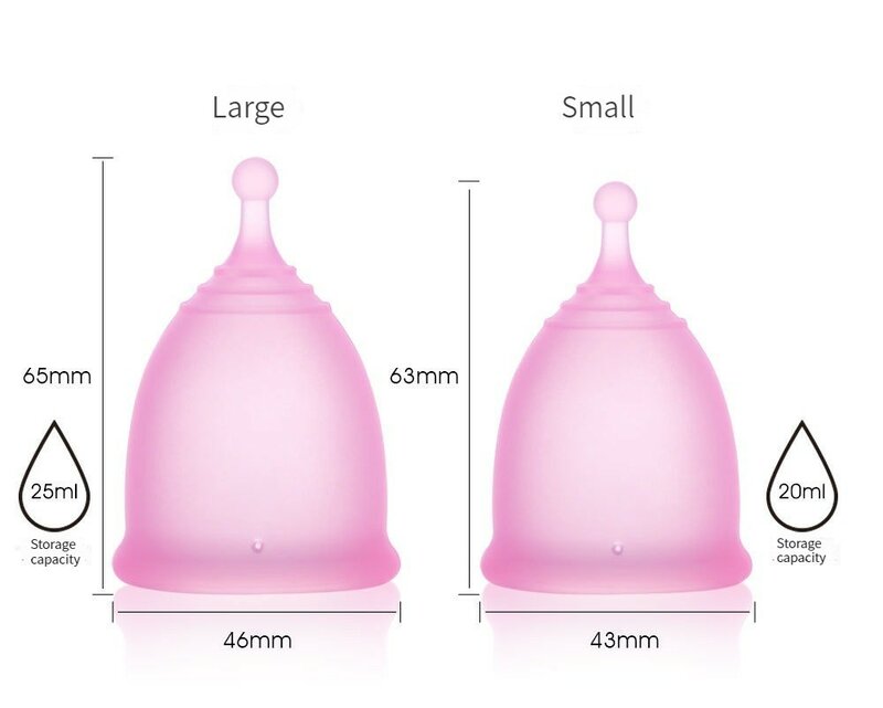 Tasse menstruelle en Silicone médical, 1 ensemble, hygiène féminine, pour femmes, coupe menstruelle