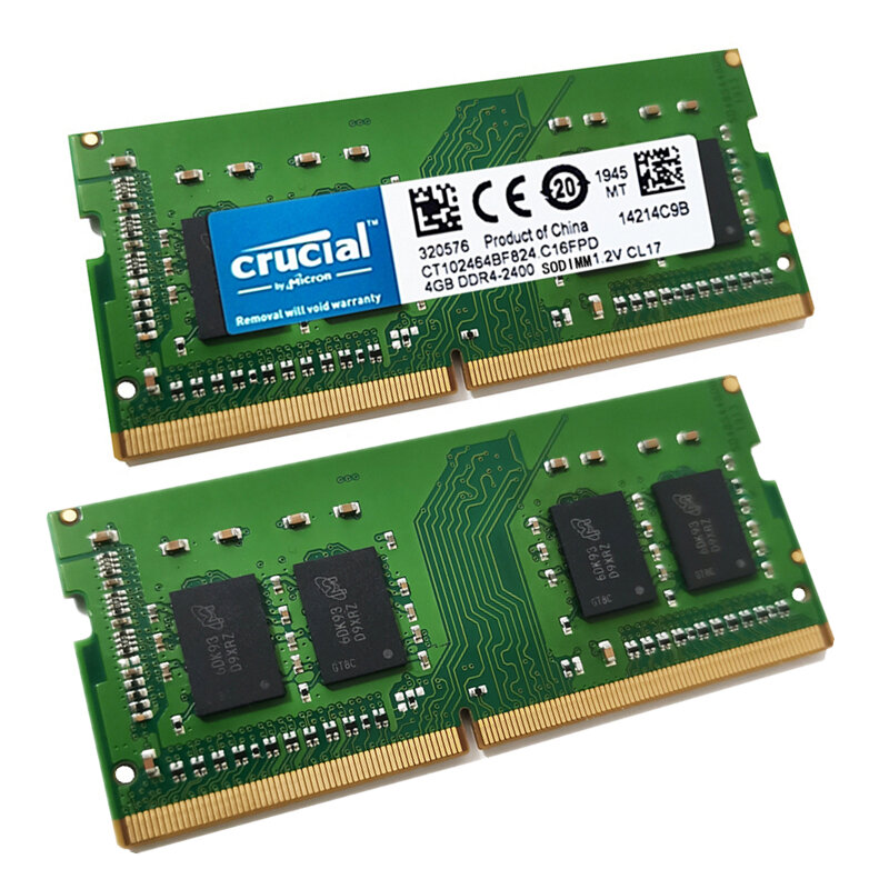 Sodimm Memória RAM DDR3L Laptop, DDR4, 8GB, 4GB, 16GB, PC3, 1066, 1333, 1600, PC4, 2133, 2400, 2666 MHz, 204pin