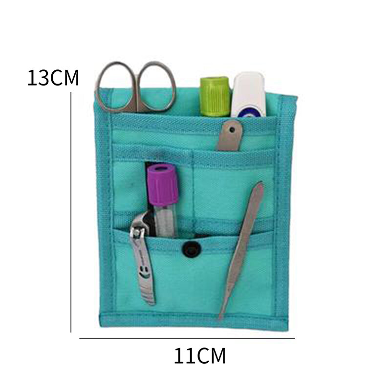 Bolsa de bolsillo multifunción para el pecho, bolígrafo de almacenamiento portátil, kit de herramientas para estudiantes, oficina, enfermera, médicos, suministros de Hospital