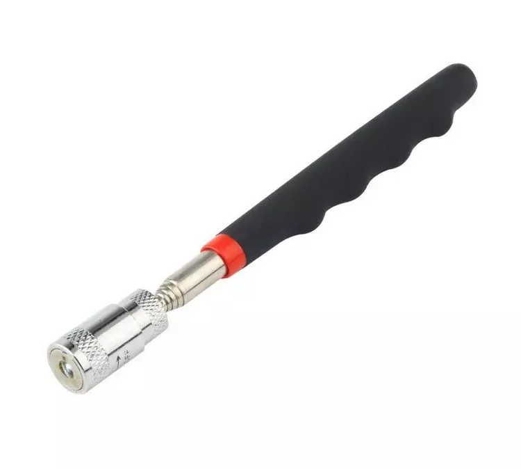 Magnetic Retractable Drain Plunger with LED Light Retractable Strong Suction Rod Magnetic Suction Rod Pick-Up Device