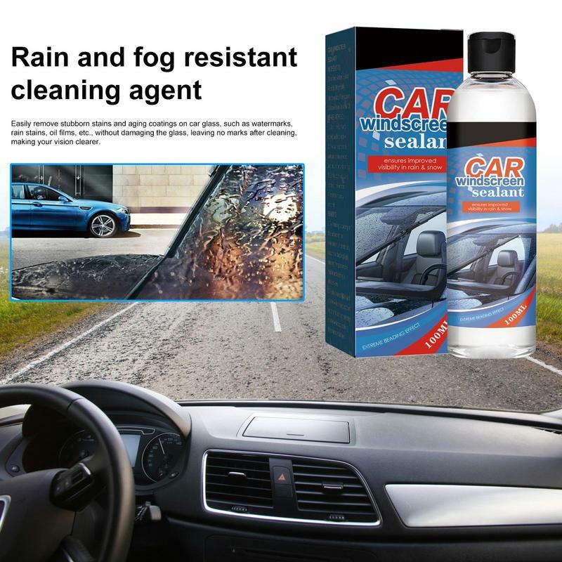 Limpador portátil do pára-brisas do carro, Anti Rain Spray, Revestimento universal do pára-brisa, Vidro inodoro do carro, 100ml
