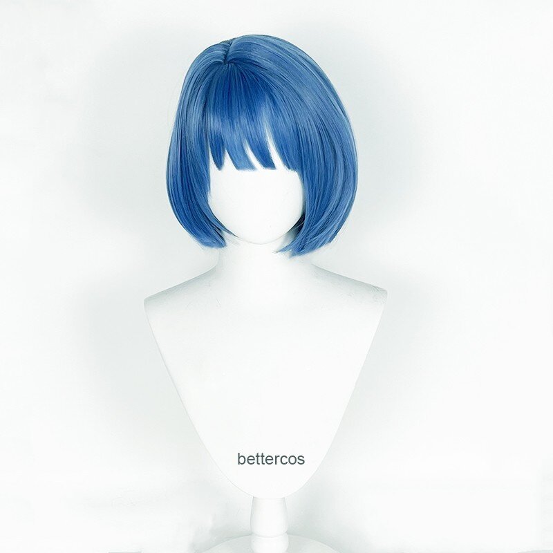 Kiritani Haruka парик для косплея Синий Короткие прямые волосы BOBO, термостойкие, больше пусков! Парик hrk для девочек для ролевых игр на Хэллоуин