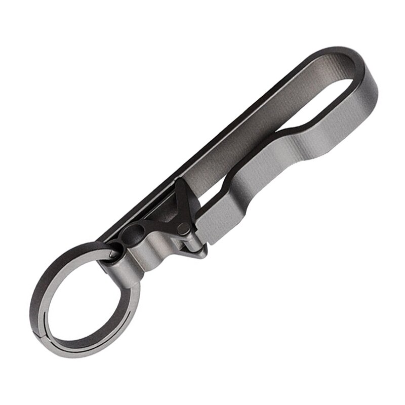 Титановая пряжка для ремня титановый зажим для талии брелок аксессуары кольцо для ключей держатель уличные Портативные Инструменты