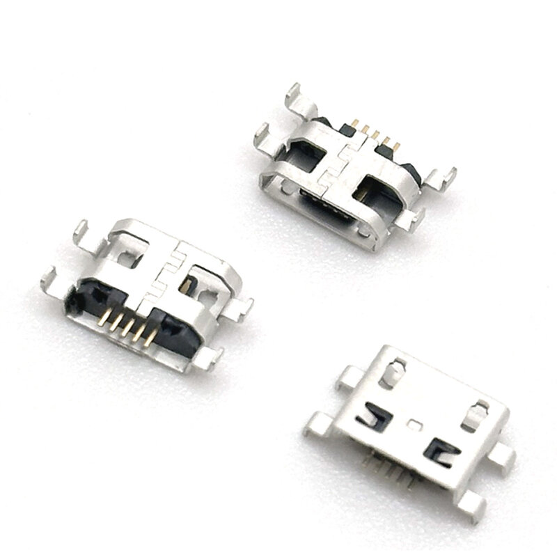 Connettore Micro USB 5 pin 0.8mm tipo B con foro femmina per connettore Jack Micro USB per telefono cellulare presa di ricarica a 5 pin