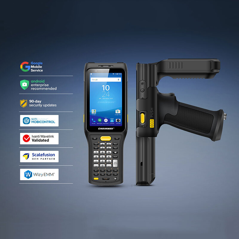 Android 11 PDA Zebra Scanner 4750MR Mid Range Inventory Scanner with Number Pad 2D QR Code IP65 Rugged NFC 4G WiFi