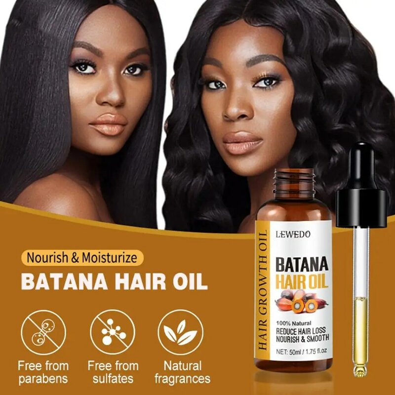 1/3 buah minyak Batana alami untuk rambut sehat 100% Natural mendorong kesehatan rambut untuk Pria & Wanita meningkatkan rambut