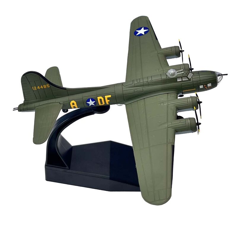 제 2 차 세계 대전 미국 B17 B-17 비행 요새, 무거운 폭격기, 금속 군사 비행기, 장난감 모델 컬렉션 선물, 1/144 체중계