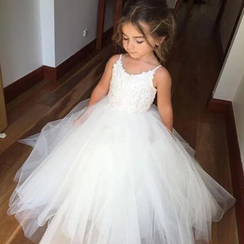 Mała dziewczynka sukienka urodzinowa dziewczęca sukienka w kwiaty szampana na ślub kokarda dla dzieci księżniczka suknia wieczorowa bujne sukienki dla dziewczynek