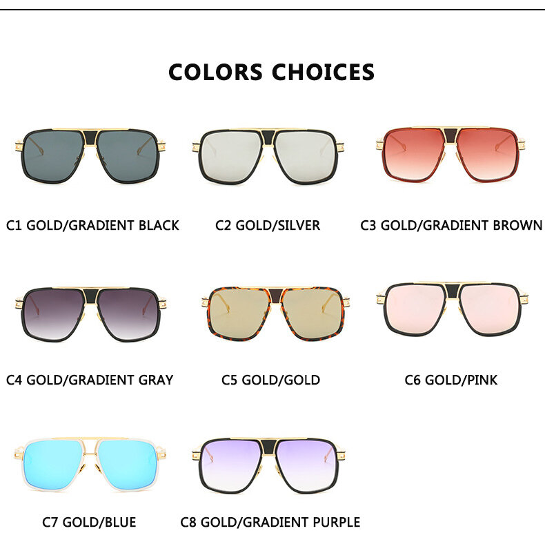 Classic กรอบแว่นตากันแดดผู้ชาย Designer Designer โลหะแว่นตากันแดดผู้หญิง Retro แว่นตา Vintage UV400 Gafas Oculos De Sol