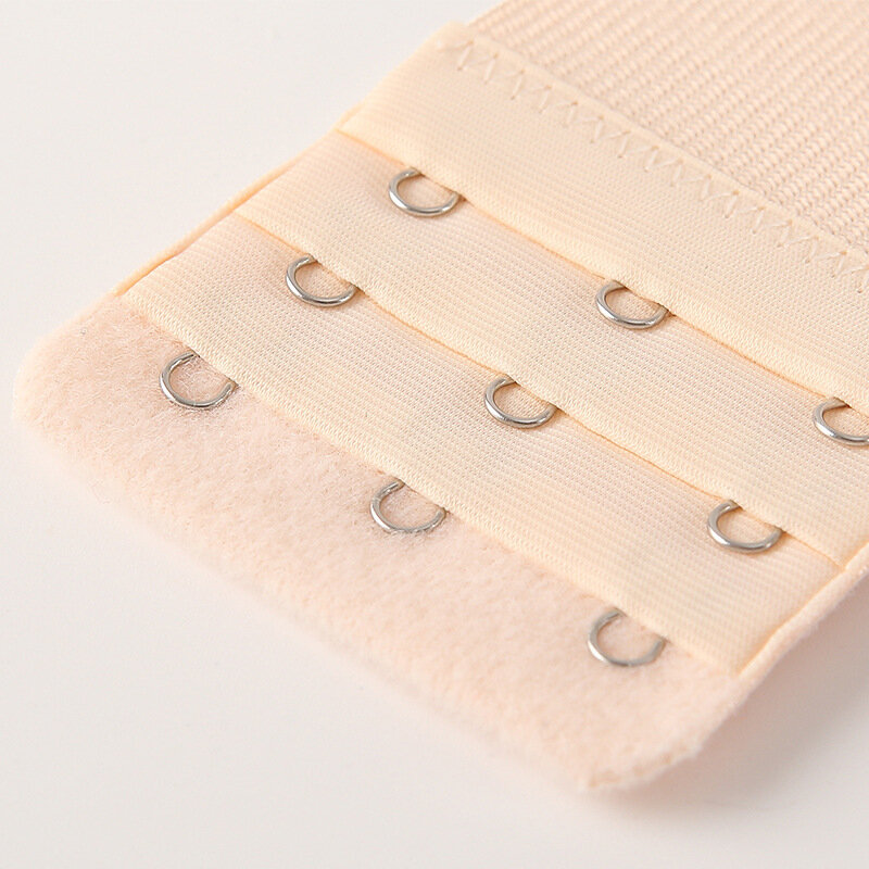 Extensor de sutiã ajustável com alça elástica para mulheres, 3 fileiras, 3 ganchos, extensão da correia, fivela, 1pc