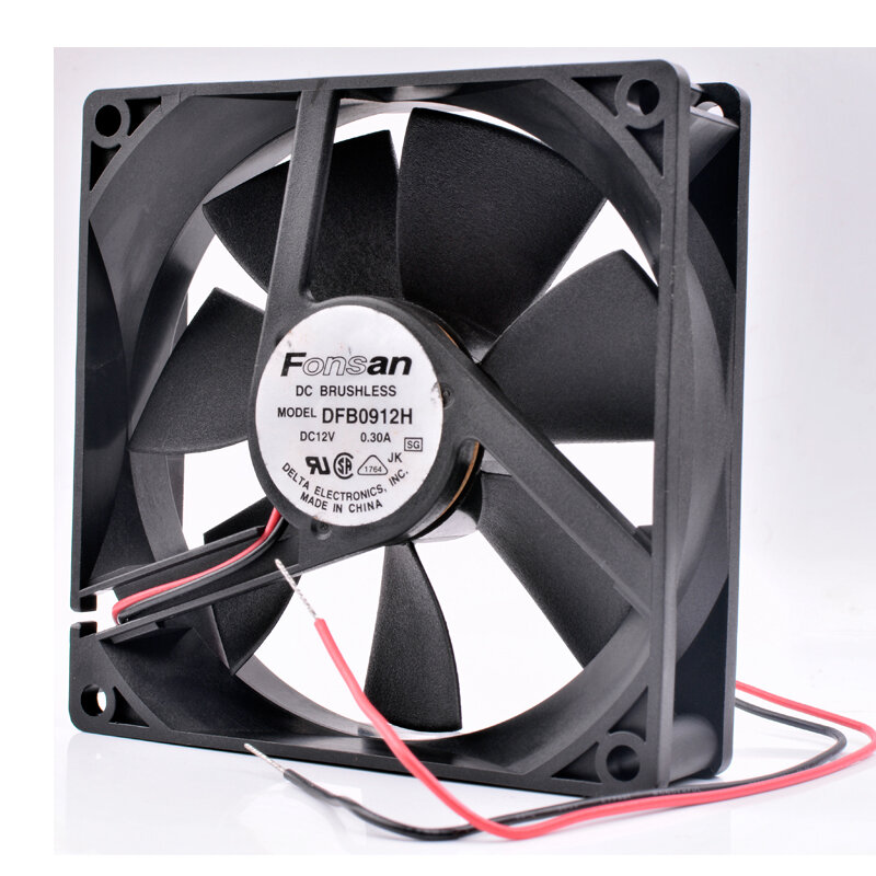 Original FONSAN DFB0912H 9cm 92mm fan 9025 12V 0.30A power supply chassis large cooling fan