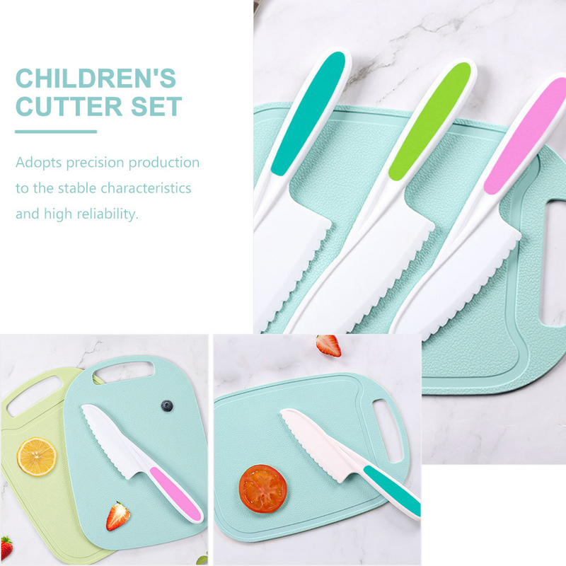 Children's Cutting Board Set Kitchen Chopping Children’s Children’s Toys For Toddlers For Toddlers Vegetable Fruit Kids Tools