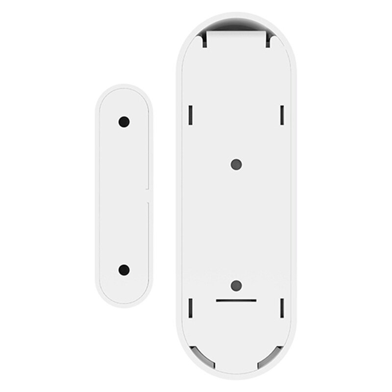Tuya-Sensor Plástico de Porta e Janela Inteligente, WiFi, Sem Fio, Detectores de Porta, USB, Abrir, Fechar, APP, Alarme Remoto