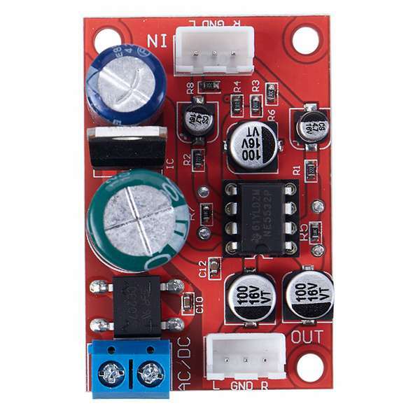 Pré-amplificador magnético cabeça Phono Amplificador Board, NE5532 Stereo, movendo bobina, microfone Amps Moudle
