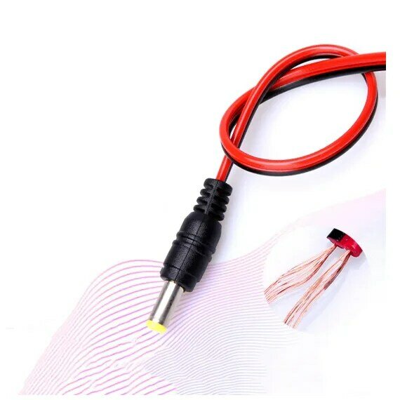 5.5x2.1mm male and female plug power cord 12V 24V DC power supply pigtail cable jack for CCTV camera connector extension cable
