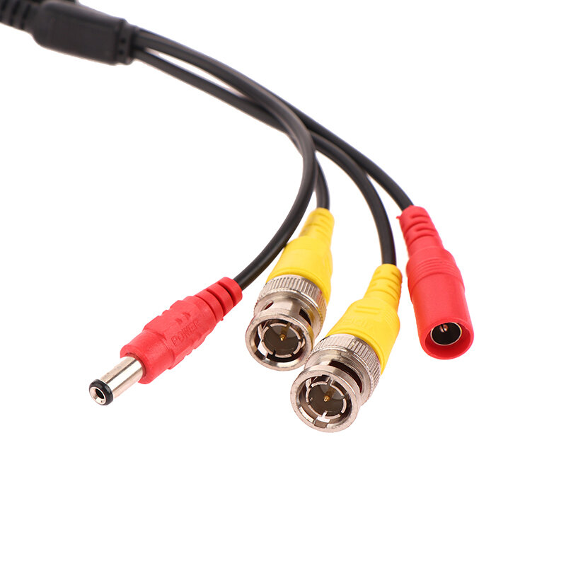 Camera Cables 5M/10M/20M/30M BNC Cable Output DC Plug Cable For Analog AHD Surveillance CCTV DVR System Accessories