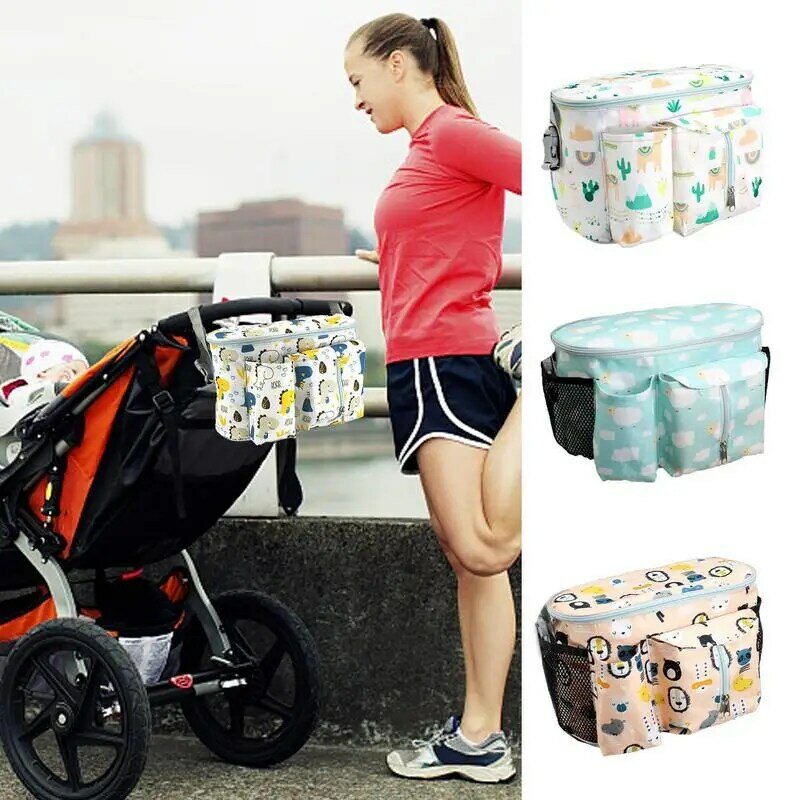 Popok bayi Caddy Organizer tas pegangan portabel untuk mobil Ibu tas popok pembibitan tempat penyimpanan