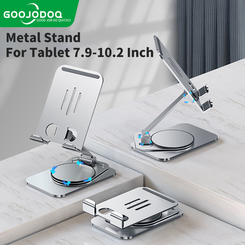 GOOJODOQ-Soporte de tableta para iPad Pro 11, 10 °, 10,2, 7 °, 8 °, 9 ° Generación, Xiaomi, Samsung, soportes adecuados para tabletas