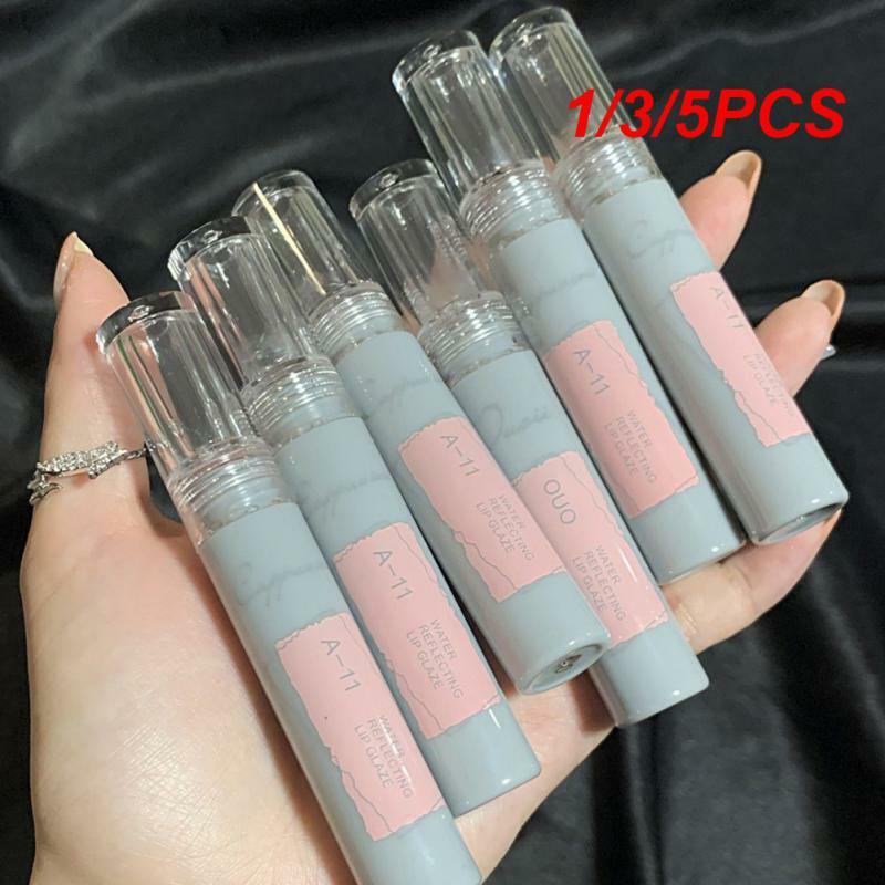1/3/5PCS Lip Glaze Glass Lip Oil Non-stick Cup Liquid Lipstick Beauty Products For Women Lip Gloss Beauty Makeup Cosmetics