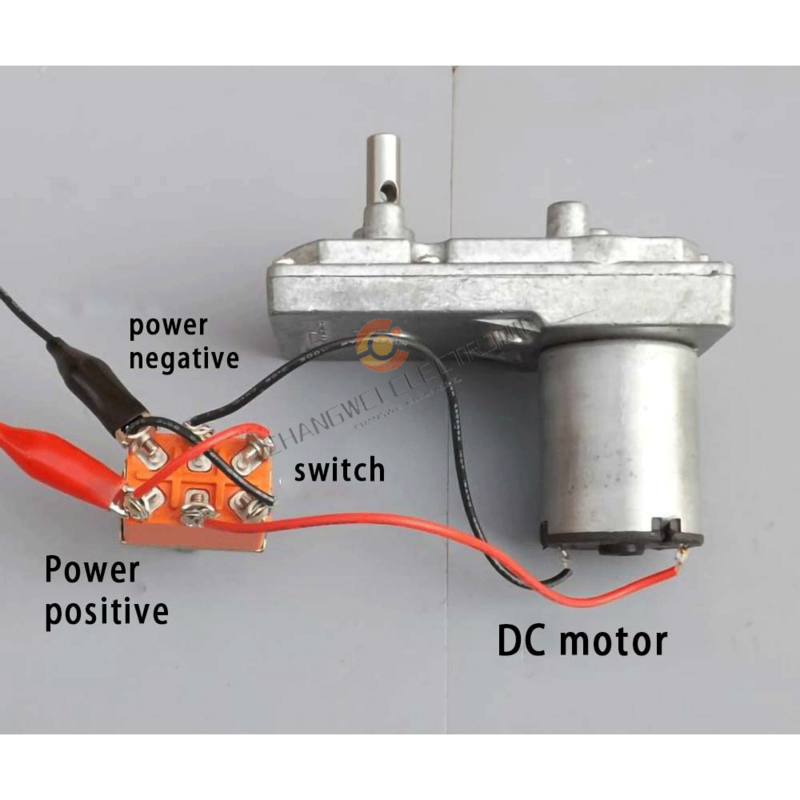 DC Motor Motor Manual Forward and Reverse Switch Knob Toggle Switch Forward Rotation Reverse Stop Three Gears