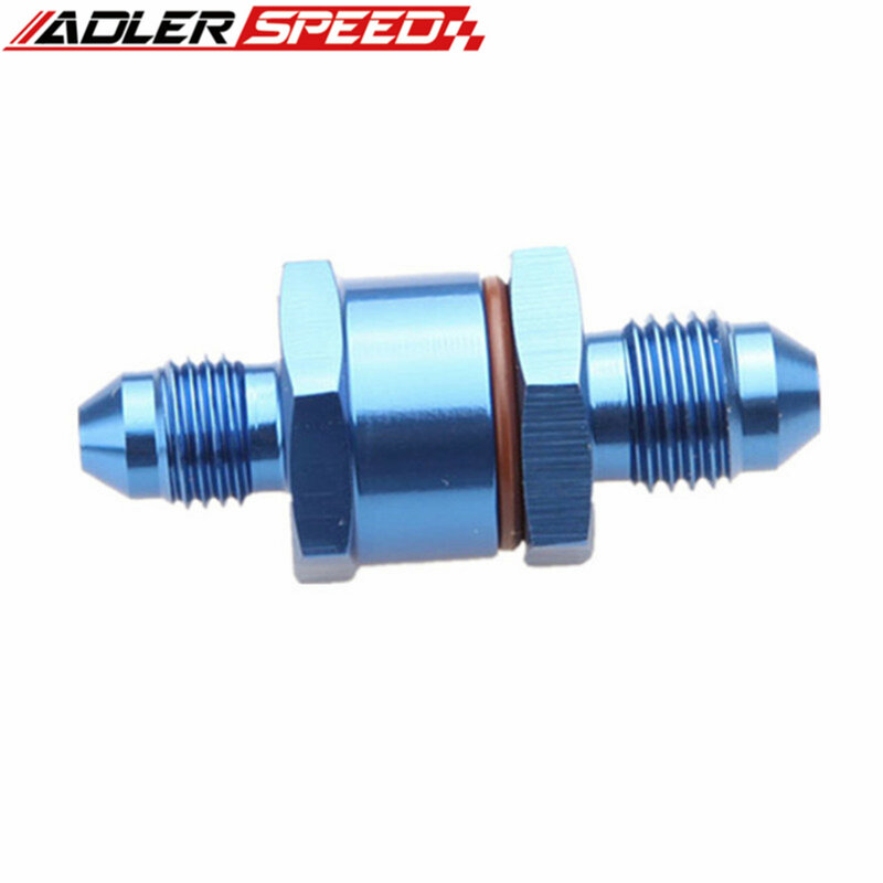 30 Micron -3AN AN3 Male Billet Turbo Oil Feed Line Filter Fitting Adapter Black/Silver/Red/Blue