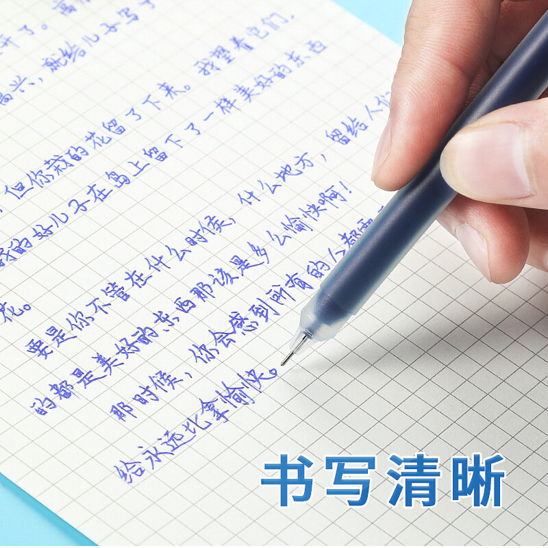 5PCS Retro Colored Gel Pen Set 0.5 mm Kawaii Fine Point Ballpoint Pens School Office Supplies Stationery